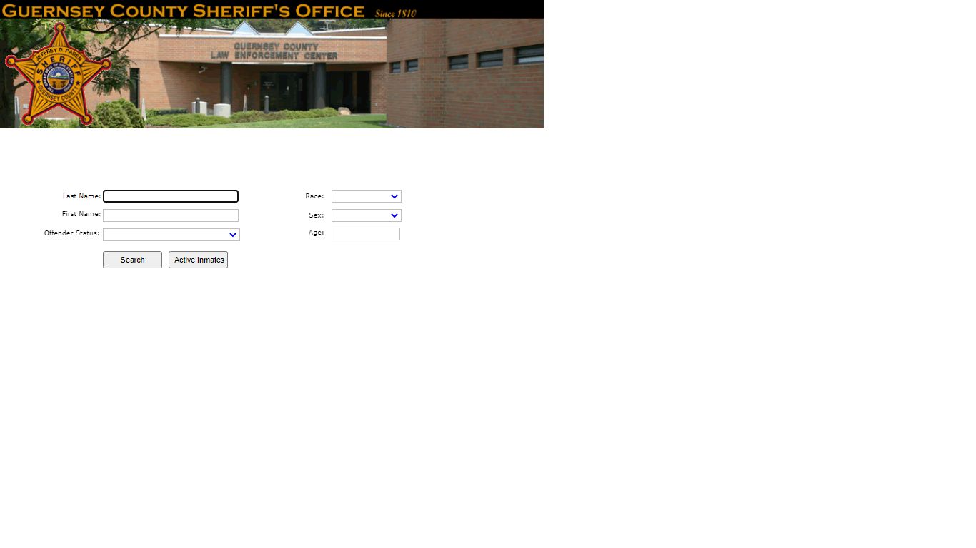 BookingFind - Guernsey County Sheriff's Office Inmate ...